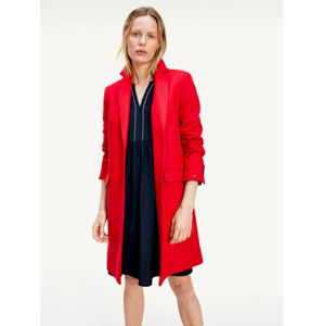 Tommy Hilfiger dámský červený kabát